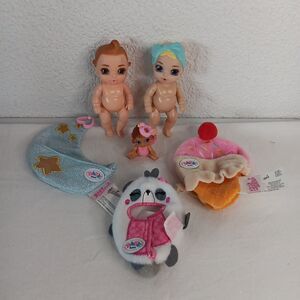 Mini Baby Born Surprise Zapf Creations Doll Figures Nude Moveable Mixed Lot
